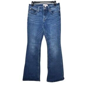 Lucky Brand Low Rise Flare Jeans Women's Size 8-29R Stretch Denim Medium Wash